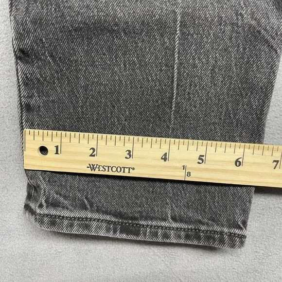 Woman's Levis Levi's 70s High Slim Straight Jeans Faded Black 27 Waist 27 Inseam - Picture 7 of 14